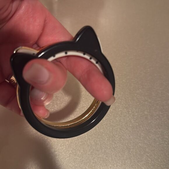 Cat Ear bracelet Set - Black, Gold, and White - Picture 3 of 5